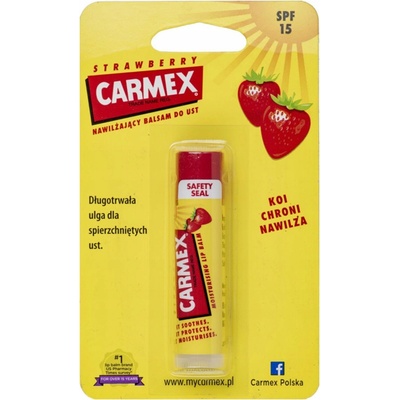 Carmex Soothing balzam na pery SPF15 Strawberry 2,5 g