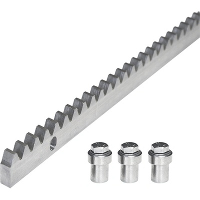 INOX Ozubený hrebeň 30 x 10 mm nerezový M4 segment 1 m