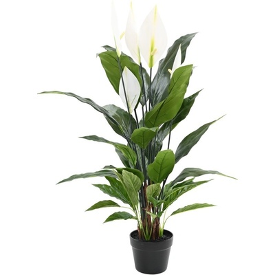 Umelý kvet Spathiphyllum - Lopatkovec, 90cm