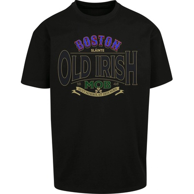 Mister Tee Тениска Old Irish Mob Oversize Tee black XXLUB-MT2549-00007 - Тъмносив, размер XS