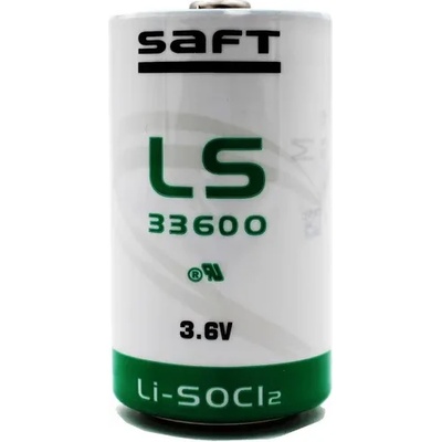 SAFT Литиево тионил хлоридна батерия SAFT LSH20, LS33600 3, 6V R20 17Ah STD /с пъпка/ (SAFT-BL-LS33600)