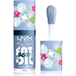 NYX Cosmetics Fat Oil Gem Xmas масло от нар цвят Silver Bling 4.8ml