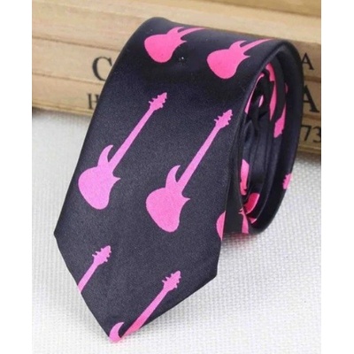 AE production Kravata el. kytara černá / fialová