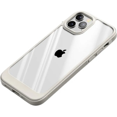 iPaky Калъф iPaky - Meiguang, iPhone 13 Pro Max, бял/прозрачен (6933345216055)
