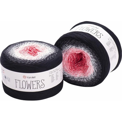 Yarn Art Flowers 260 Grey Pink Pletacia priadza
