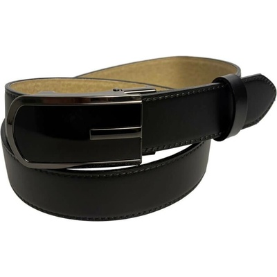Penny Belts kožený opasek 35-020-A20-60 černý