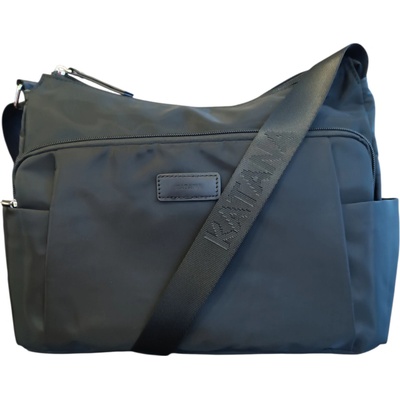 Katana střední textilní crossbody kabelka černá 28614-01
