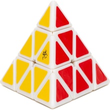 Pyraminx V2 Dayan bílá s nálepkami