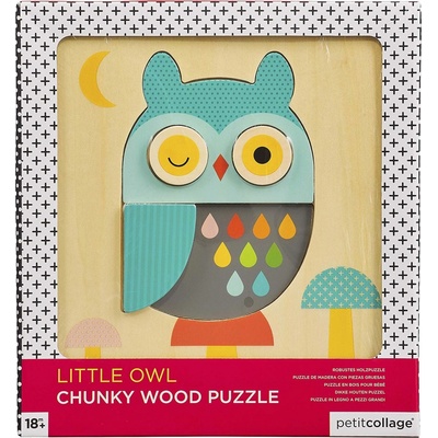 Petitcollage puzzle Sova