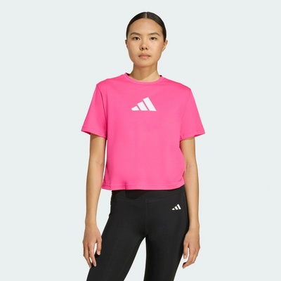 ADIDAS dámske tričko s potlačou loga ružové