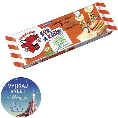 Veselá Kráva Sýr a Křup S tyčinkami s pizza příchutí 35g