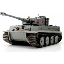 Torro RC tank German Tiger I IR šedý 2,4 Ghz RTR proporcionální 1:16