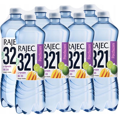 Rajec 321 Mango Limetka jemně perlivá 8 x 0,75 l