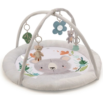 KINDERKRAFT Deka hracia s hrazdičkou Cozyplay Light Grey