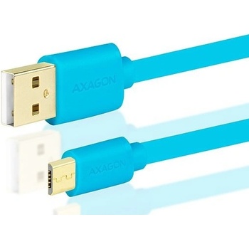 Axagon BUMM-AM05QL Micro USB 2A, 0,5m, modrý