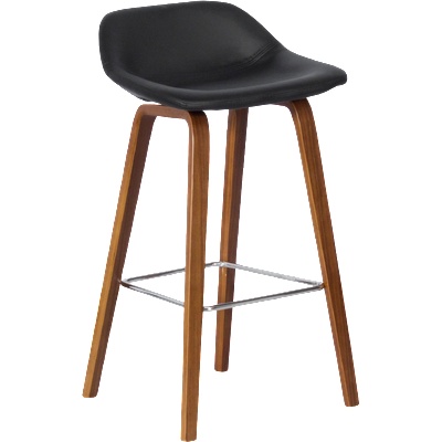 Carmen Бар стол Carmen 3088 - орех - черен (3521047)