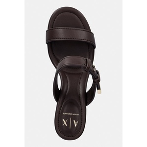 Armani Exchange Чехли обувки с дебел ток дамски