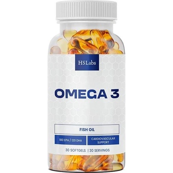 HS Labs Omega 3, 30 софтгел капсули, HS Labs (HS0778)