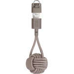 Native Union Здрав плетен кабел, тип ключодържател с Lightning за Apple устройства - Native Union Key Lightning Cable (кафяв) (key-l-tau-v2)