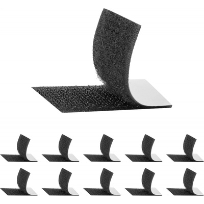 Onpira Černý suchý zip samolepicí Varianty provedení: 3 x 2 cm [10 ks]