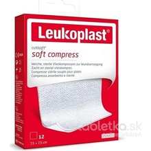Leukoplast Cutisoft Soft Compress S 7.5 x 7.5 cm 12 ks