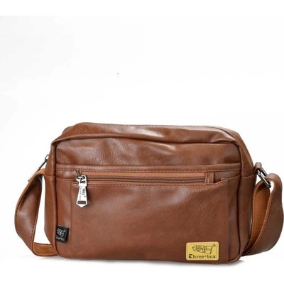 Three Box pánská Crossbody taška Chicago Hnědá Three box BL1198CG-BR