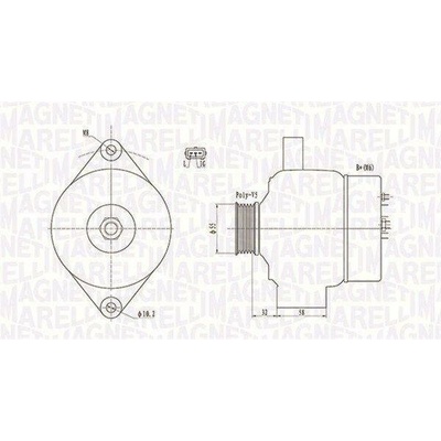 Generátor MAGNETI MARELLI 063732026010