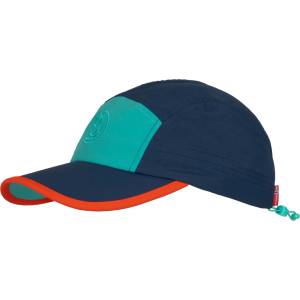 Trollkids Детска шапка с козирка Trollkids Kid's Troll Cap - Mystic Blue / Blue Coral / Fire Red - размер 48-52 cm (204-7043-2111)