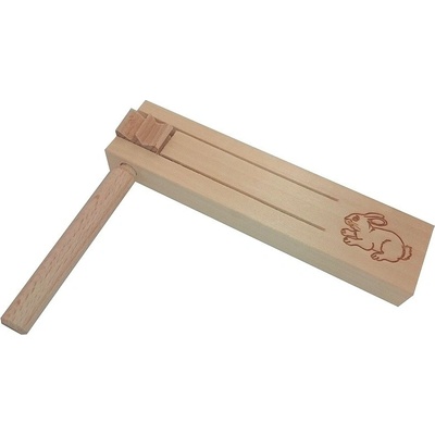 Řehtačka dřevěná malá se zajíčkem Kučerňák – Zboží Mobilmania