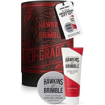 Hawkins & Brimble krém na holenie 100 ml + balzam po holení 125 ml darčeková sada