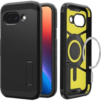 Spigen Google Pixel 9a SPIGEN TOUGH ARMOR MAG пластмасов протектор за телефон, удароустойчив, MagSafe, ЧЕРЕН (ACS09046)