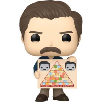 Funko pop Television Parks And Rec 15th Anniversary Ron 1569 10cm