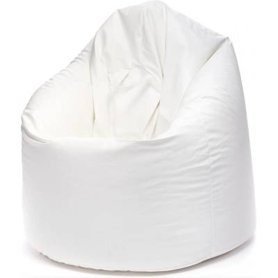 Intermedic SK sedací vak Mega Sako z ekokože 135x85 cm relaxačné a pôrodné kreslo, 335 l E01 Biela