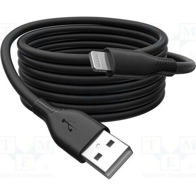 Digitus AK-600108-005-S USB 2.0; vidlice Apple Lightning,USB A vidlice, 0,5m