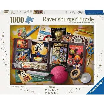 Ravensburger Пъзел Ravensburger от 1000 части - Моментите на Мики Маус, 1970 (7012000843)