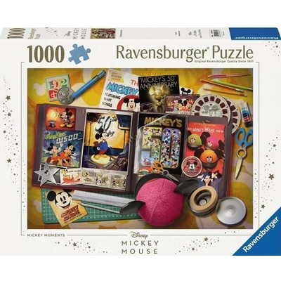 Ravensburger Пъзел Ravensburger от 1000 части - Моментите на Мики Маус, 1970 (7012000843)
