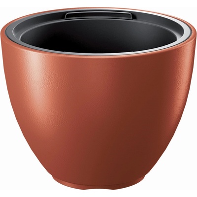 PROSPERPLAST Kvetináč s vkladem HEOS měď 39,5cm