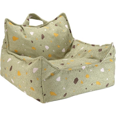 Wigiwama detské kreslo sedací vak Terrazzo Moss Beanbag Chair