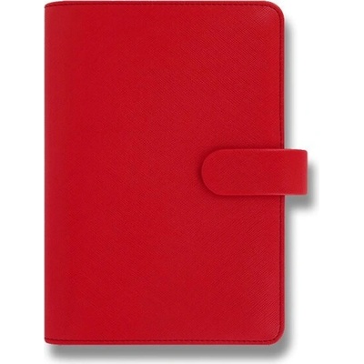 Filofax Saffiano A6 týdenní 2024 červený