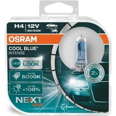 Osram Cool Blue H4 P43t 12V 60/55W 2 ks