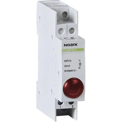 Noark 230V AC/DC, 1 červená LED Ex9PD1r 230V AC/DC /102433/