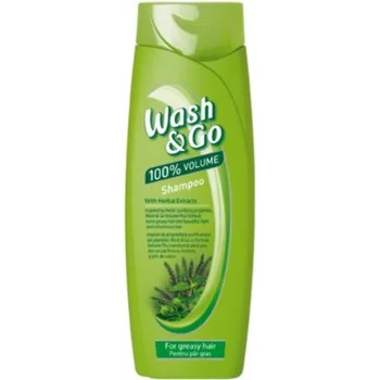 Wash&Go шампоан за коса, Herbal, 180мл