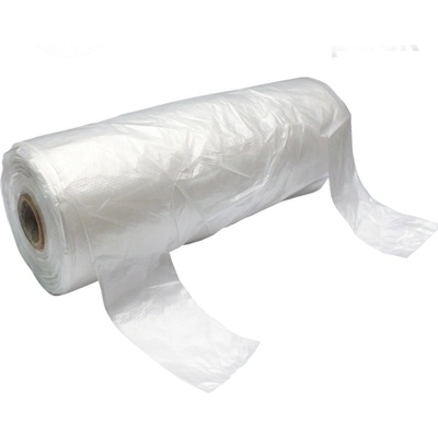 Mikroténová taška na rolku, nosnosť 3 kg, dĺžka 40 cm, šírka 22 cm, záložka 12 cm, transparentná, 250 ks
