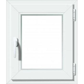 Image 1 of ПРОЗОРЕЦ ПВЦ СЕРВИЗЕН 55х65см 5КАМ. ПРОФИЛ К-СТЪКЛО БЯЛ