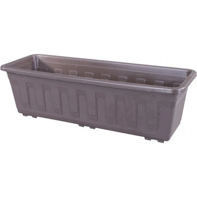 Plastkon Samozavlažovací truhlík Garden 40x17x15 cm hnědý