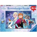Ravensburger - Puzzle 2x24 Frozen: Northern Lights - 40 - 99 piese