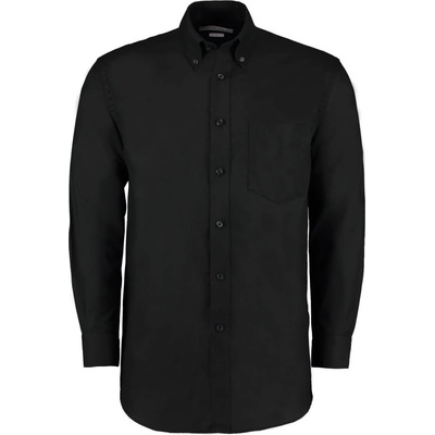 Kustom Kit košile Oxford s dlouhým rukávem KK 351 black