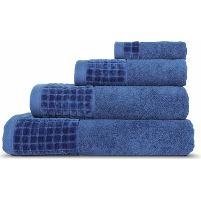 Darré ručníky a osušky CASA VIVA královská modrá GOTS 30 x 50 cm