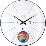 NeXtime Стенен часовник Duomo 50 Pendulum цветен (3541DI)