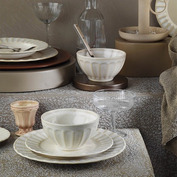 Kütahya Porselen Kutahya СЕРВИЗ ЗА ХРАНЕНЕ antropology 24Ч. БЕЖОВО (ant24y2855a11)